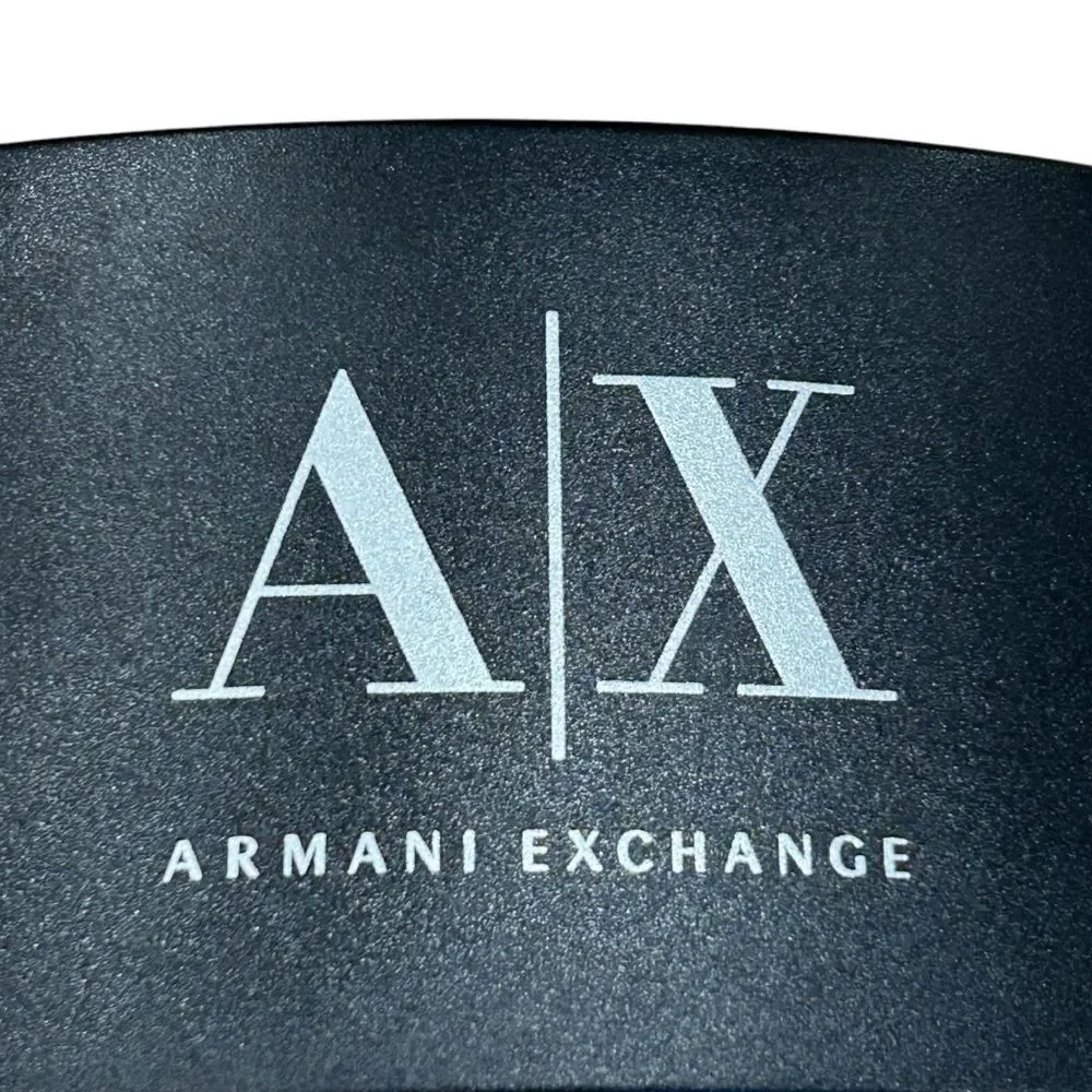 A/X Armani Exchange Black Hard Sunglasses Clam Shell Eyeglasses Glasses Case